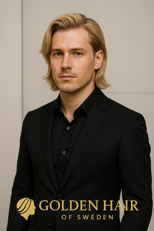 Blond Lace Wig för Män – Stil, Självförtroende & Möjligheter