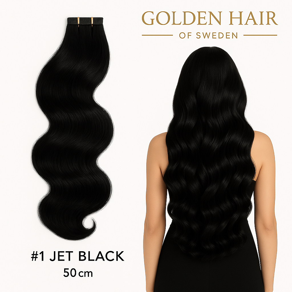 #1 jet black 50cm