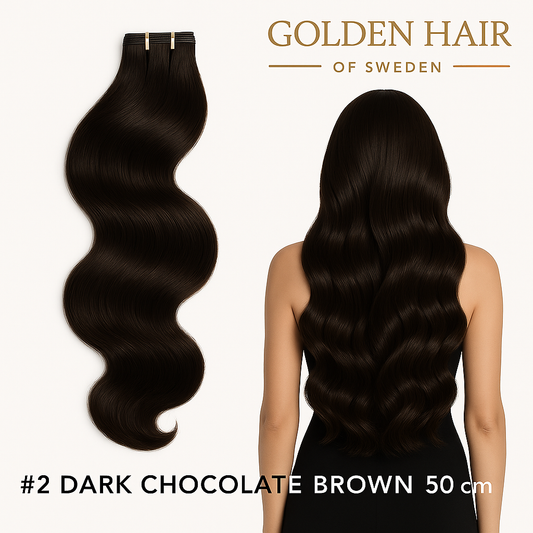 #2 dark  chocolate brown 50 cm