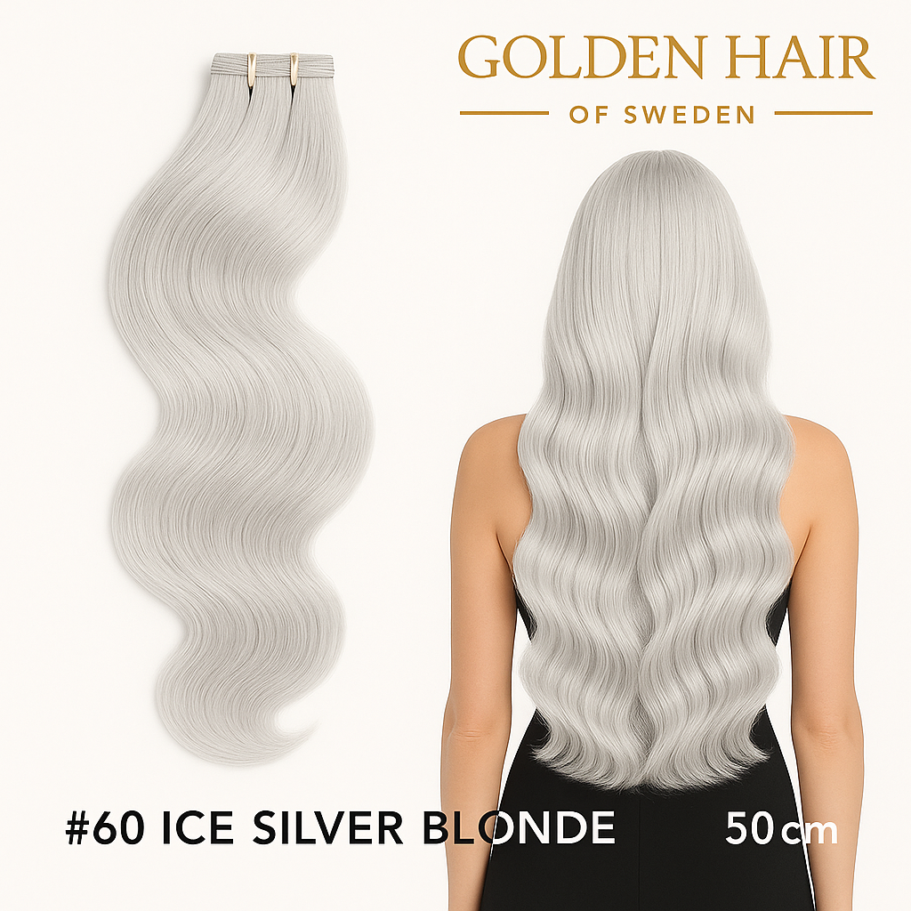 #60 ICe  Silver blonde 50 cm