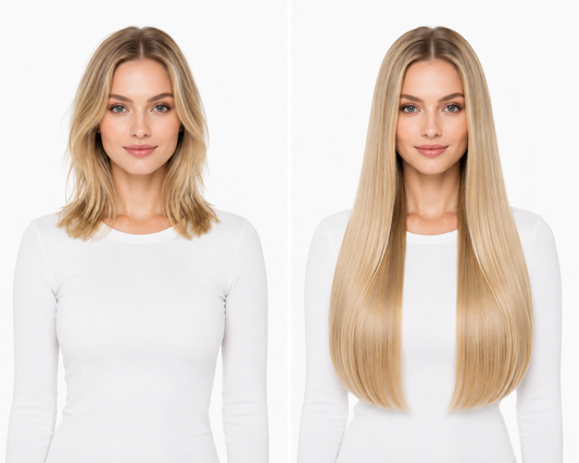 #10 Light Brown – Premium Tape Extensions 40cm