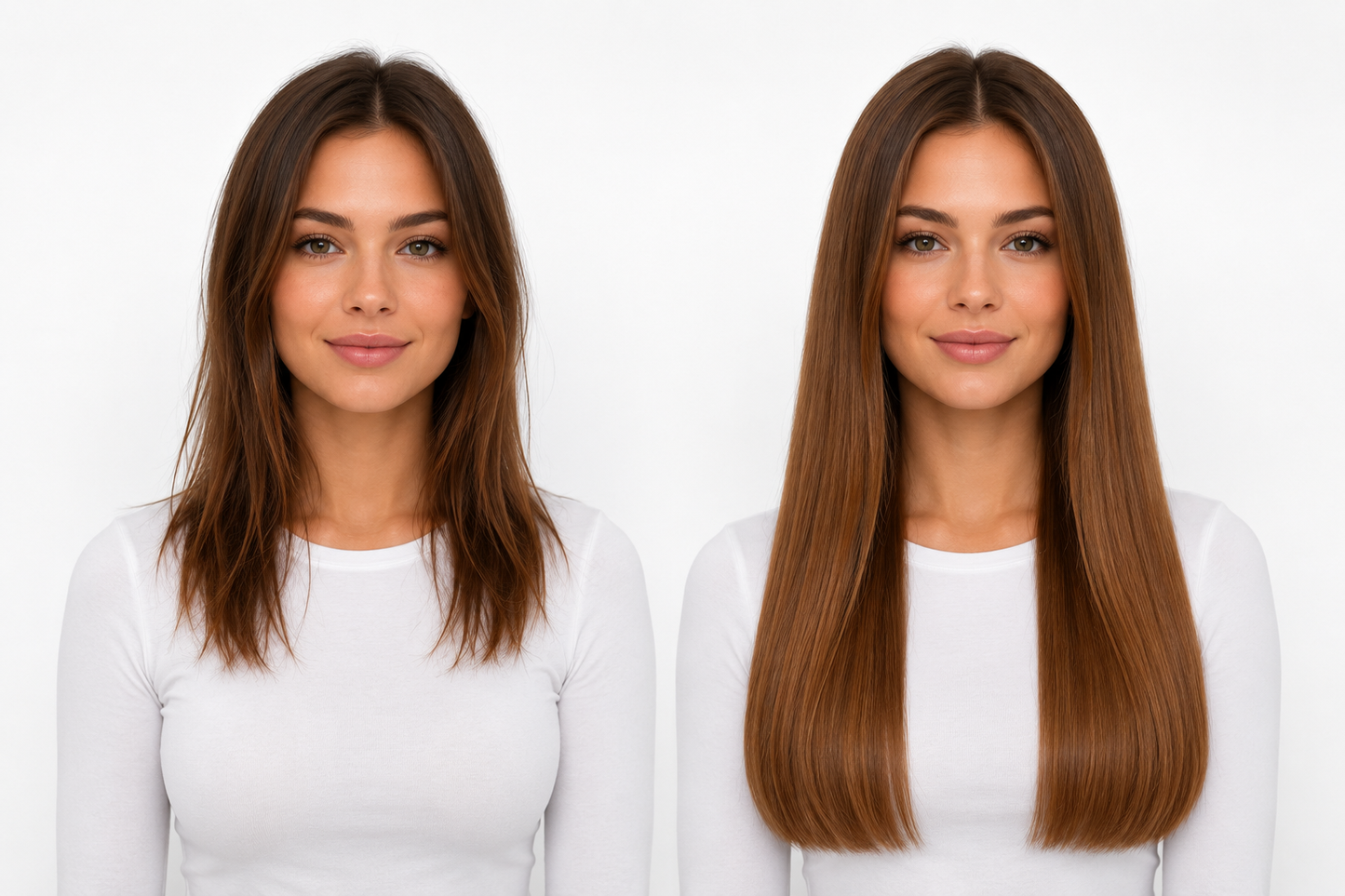 Premium Tape Extensions –  #8 Light Brown 40 cm  Luxury Double Drawn Remy Hair Extensions